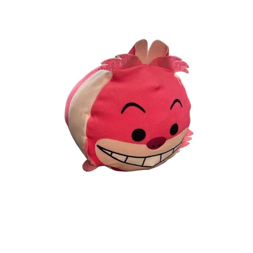 Walt Disney Tsum Tsum SOFT PINK CHESHIRE CAT 7" Plush STUFFED ANIMAL Toy